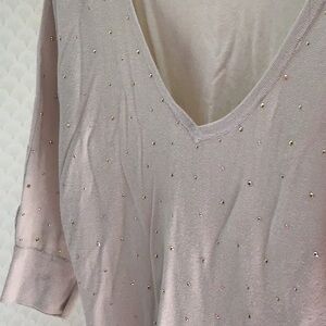 White black house market sparkle top